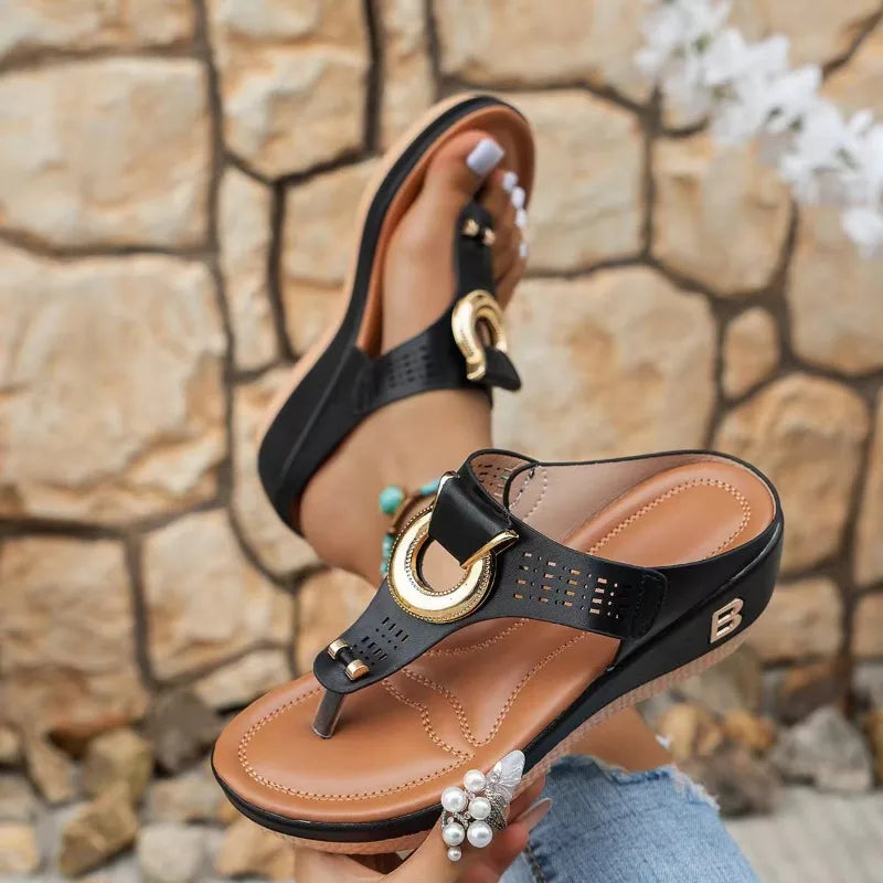 Vina | Damen Plateau-Sandalen – Leicht, Bequem & Perfekt für den Strand