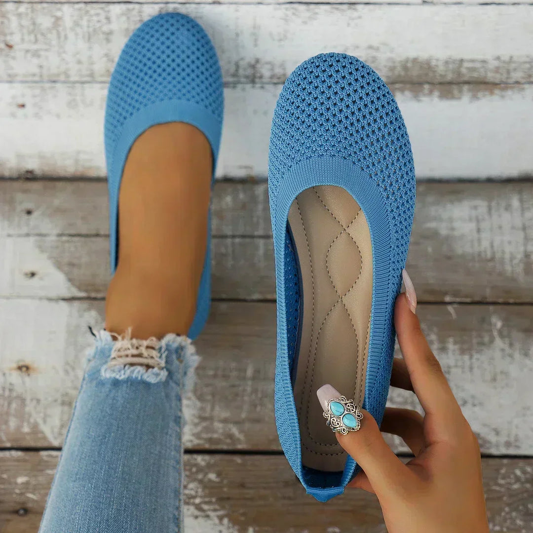 Valerie | Damen Ballerina-Sandalen – Atmungsaktiv, Weiche Sohle & Stilvoll