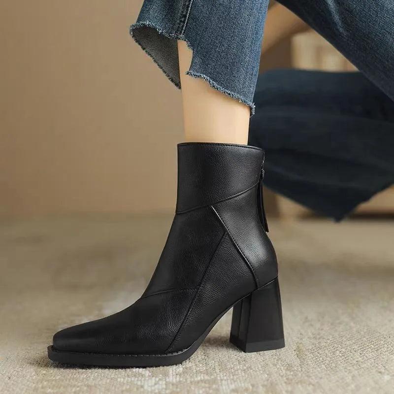 Damen Stiefel mit Absatz – Wasserdicht, Rutschfest & Orthopädisch Komfortabel