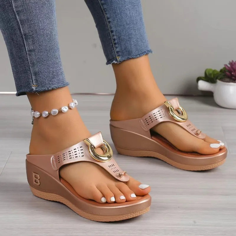 Vina | Damen Plateau-Sandalen – Leicht, Bequem & Perfekt für den Strand