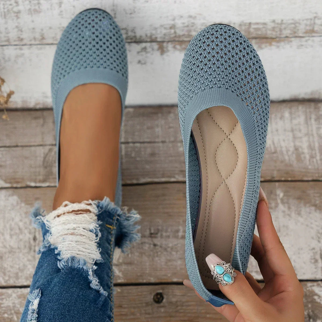 Valerie | Damen Ballerina-Sandalen – Atmungsaktiv, Weiche Sohle & Stilvoll