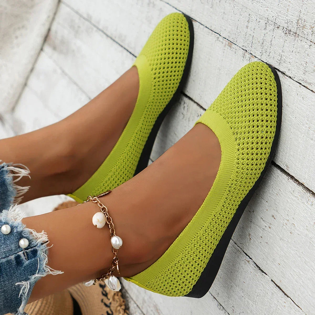 Valerie | Damen Ballerina-Sandalen – Atmungsaktiv, Weiche Sohle & Stilvoll
