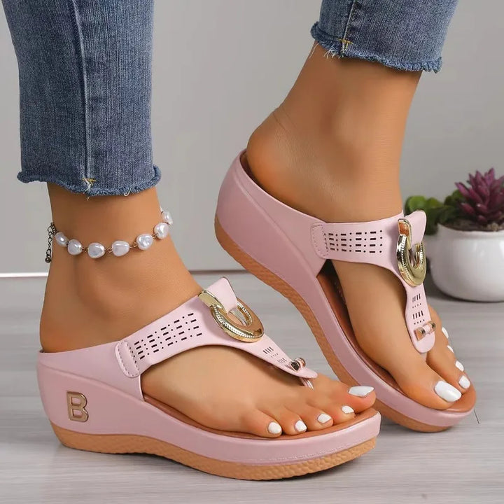 Vina | Damen Plateau-Sandalen – Leicht, Bequem & Perfekt für den Strand