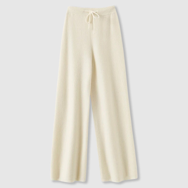 Birgit | Damen Herbst Strickhose mit weitem Bein