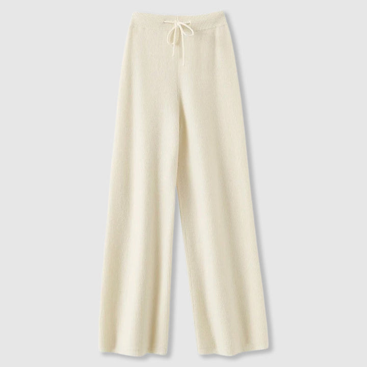 Birgit | Damen Herbst Strickhose mit weitem Bein