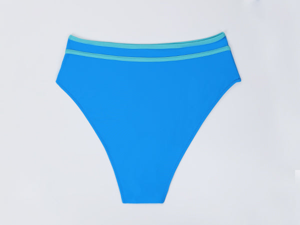 Damen Bikini Set | Sportliches Design, High-Waist Schnitt, Crop-Top Stil & Moderner Pool Look