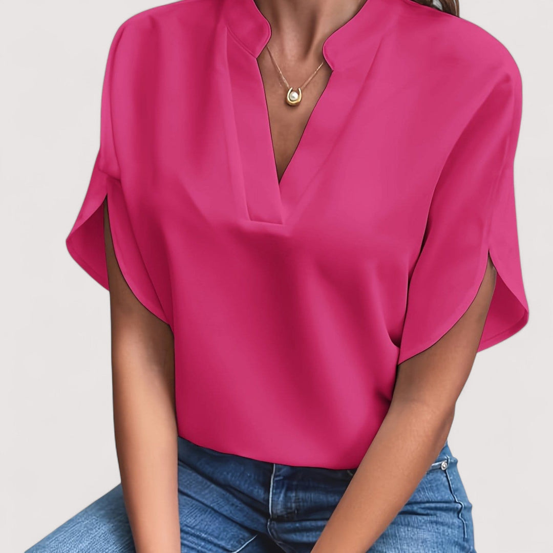 Rosmarie™ | Drapierte Bluse