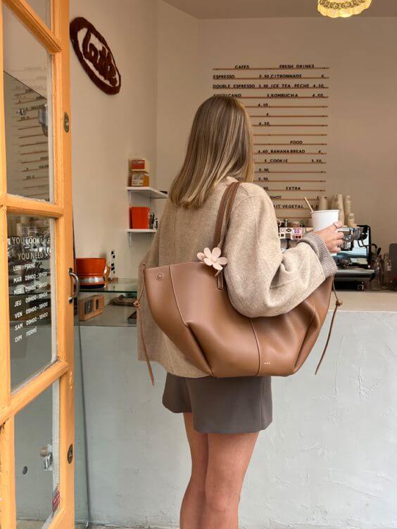 Damen Vintage Tote Bag – Geräumig, Zeitlos & Vielseitig
