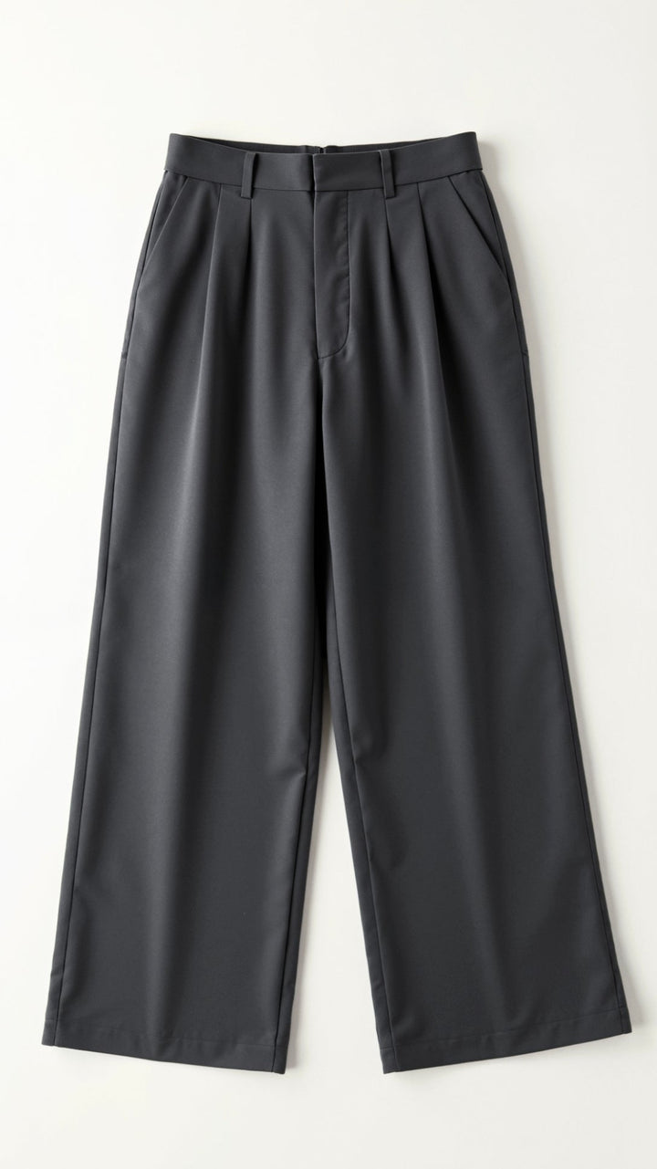 Natascha | Damen Frühjahrs Hochtaillierte Weite Hose