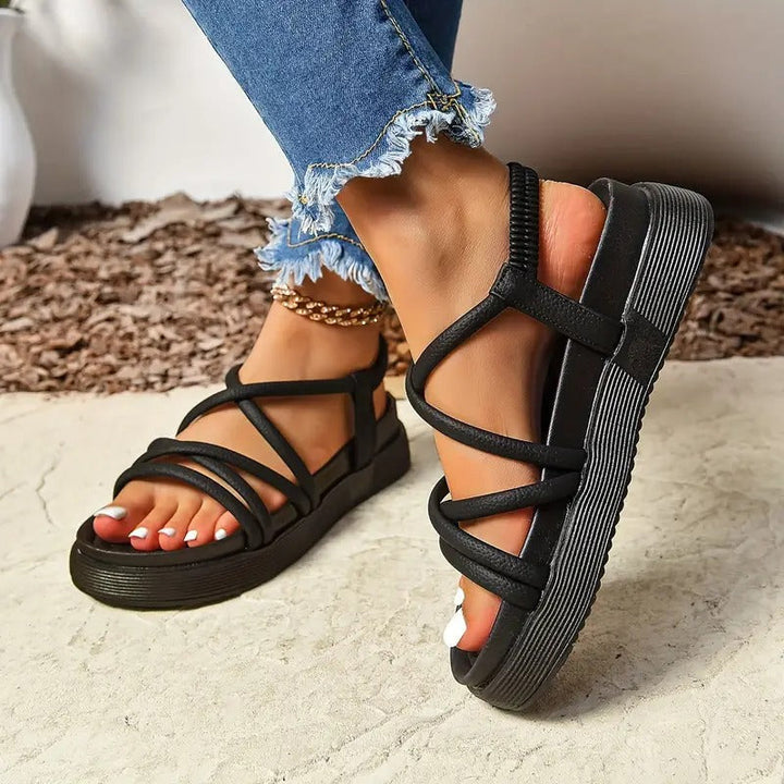 Damen Sandalen mit flacher Sohle – Stilvolle und langlebige Sommerschuhe