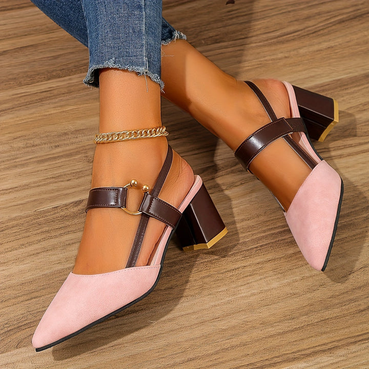 Emma | Damen High Heels – 10 cm, Leder & Elegant