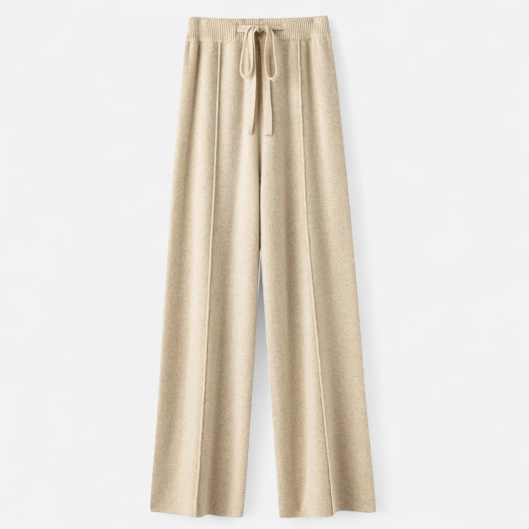 Daniela | Damen Klassische Wollhose mit Lockere Passform