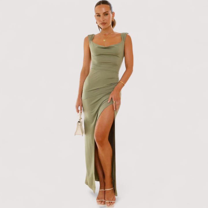 Giorgia™ | Tailliertes Maxikleid