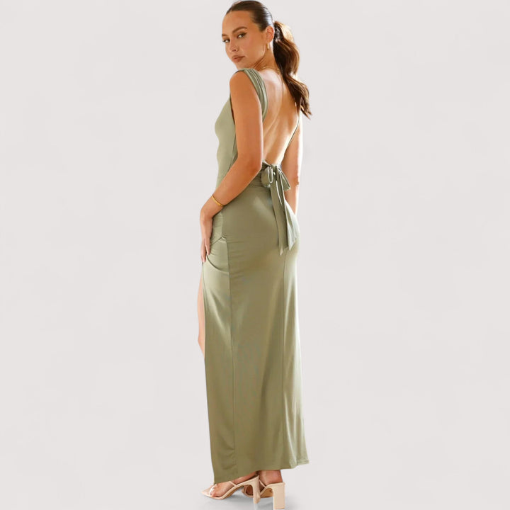 Giorgia™ | Tailliertes Maxikleid