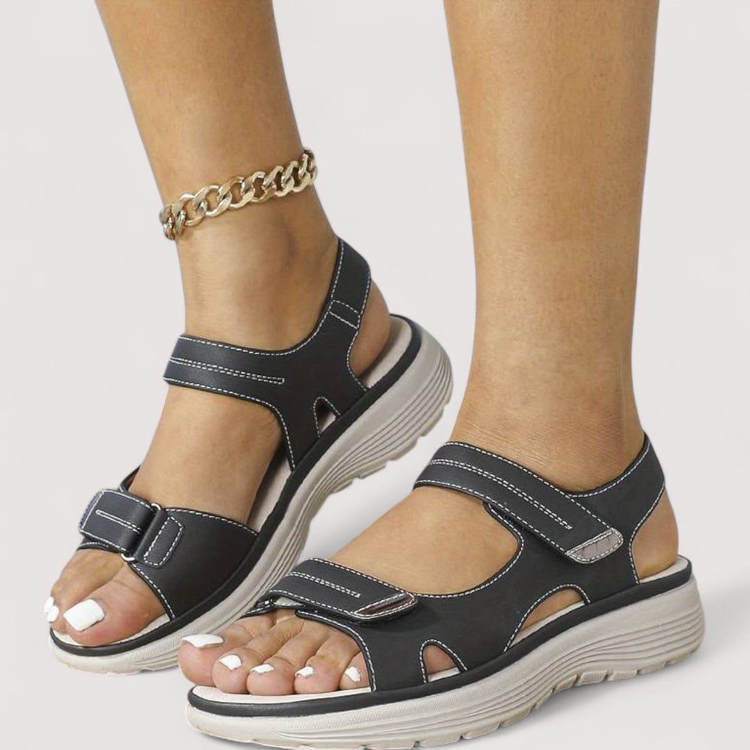 Carla™ | Orthopädische Ledersandalen