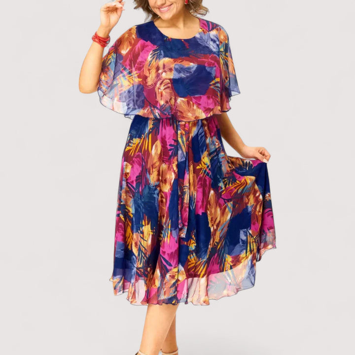 Ayla™ | Bequemes Chiffonkleid