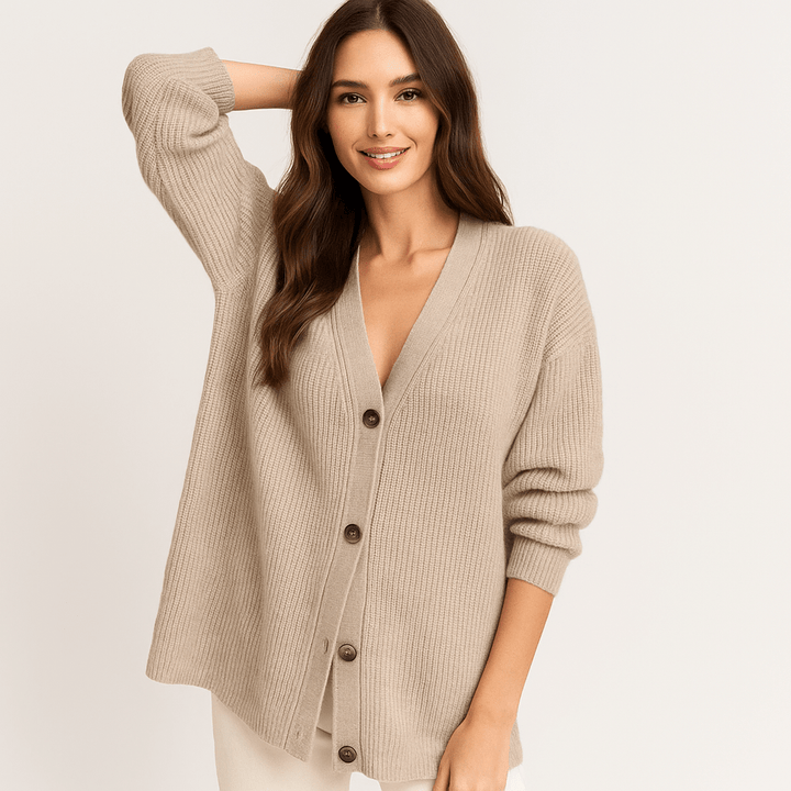 Cocon | Damen Kaschmir-Cardigan – Weich, Elegant & Zeitlos