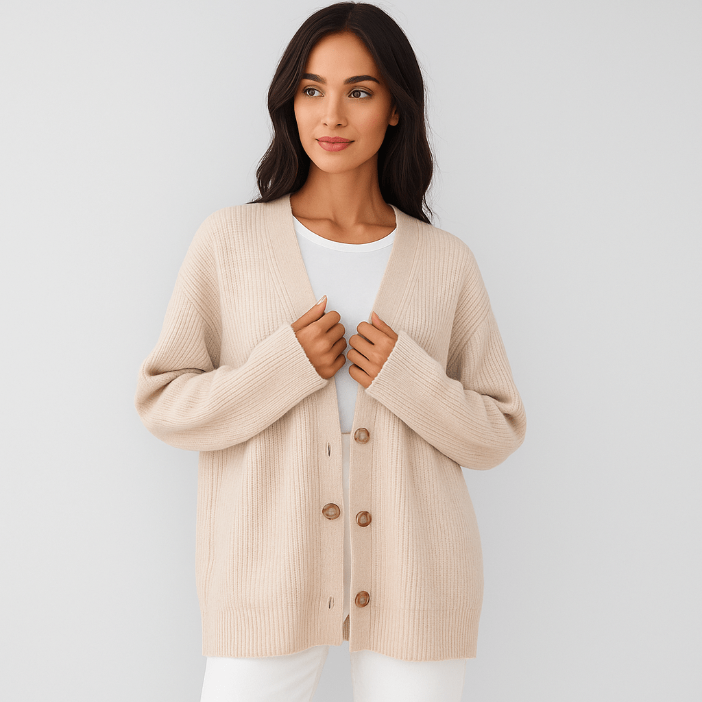 Cocon | Damen Kaschmir-Cardigan – Weich, Elegant & Zeitlos