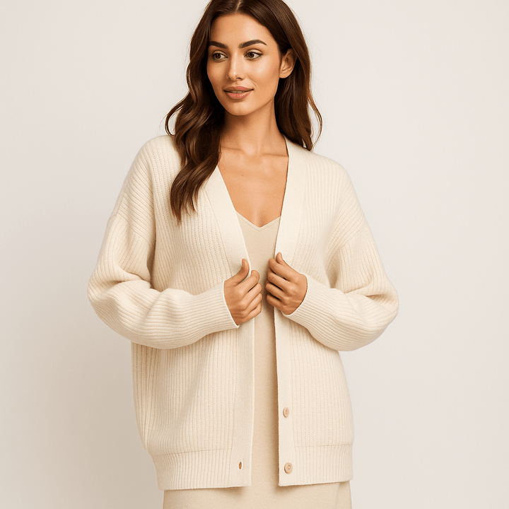 Cocon | Damen Kaschmir-Cardigan – Weich, Elegant & Zeitlos