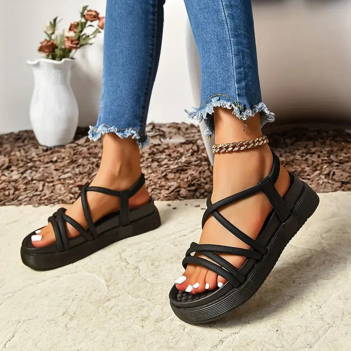 Damen Sandalen mit flacher Sohle – Stilvolle und langlebige Sommerschuhe
