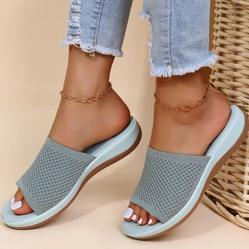 Britta | Damen Pantoletten-Sandalen – Atmungsaktiv, Leicht & Vielseitig
