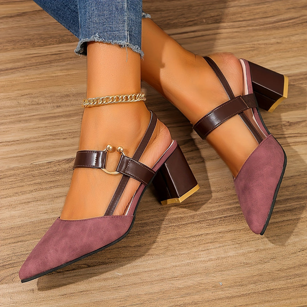 Emma | Damen High Heels – 10 cm, Leder & Elegant