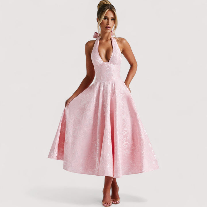 Amalie™ | Midikleid mit Neckholder