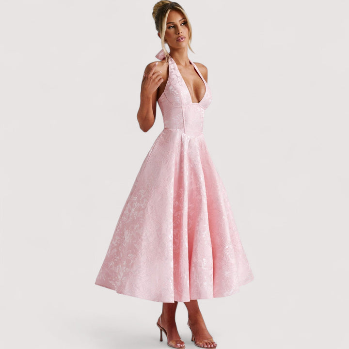 Amalie™ | Midikleid mit Neckholder