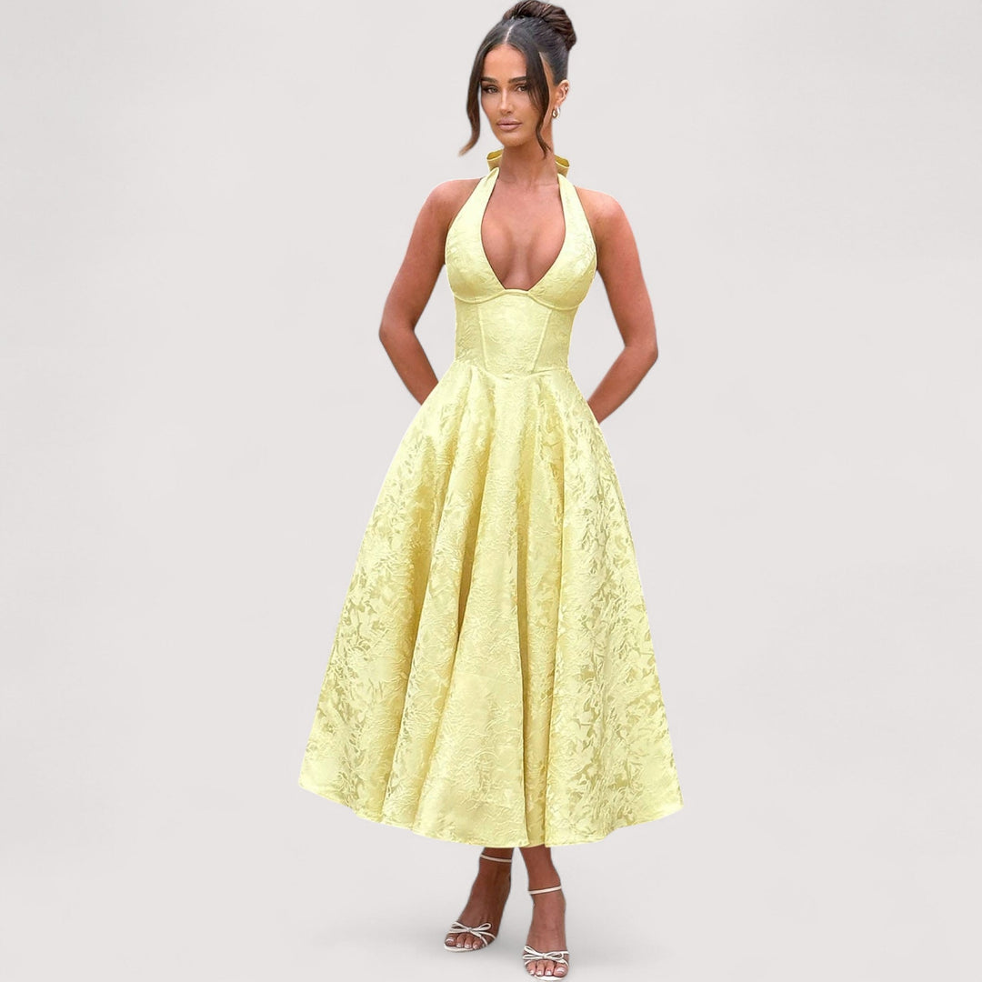 Amalie™ | Midikleid mit Neckholder