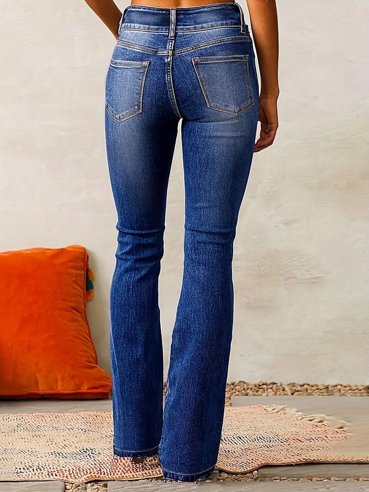 Lydia | Damen High-Waist Schlagjeans