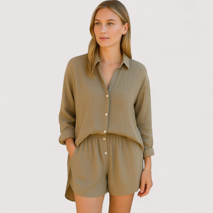 Helene™ | Hemd-Shorts-Set
