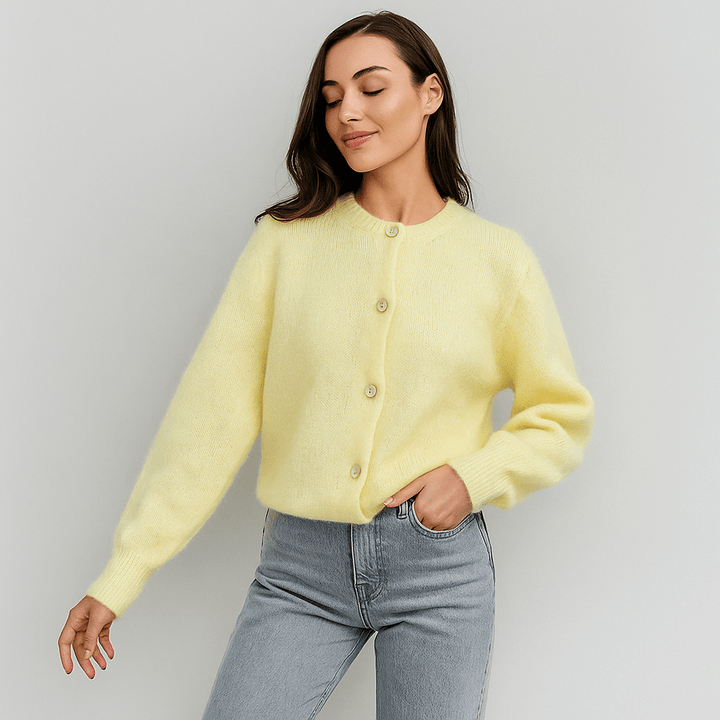 Damen Langer Blazer – Offene Vorderseite, Kerbkragen & Massgeschneidert