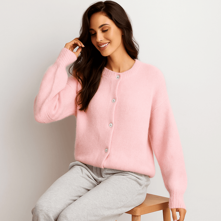 Damen Langer Blazer – Offene Vorderseite, Kerbkragen & Massgeschneidert