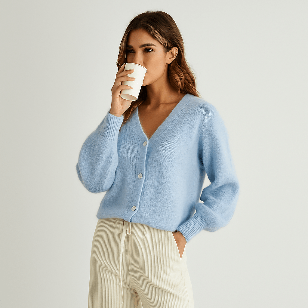 Damen Langer Blazer – Offene Vorderseite, Kerbkragen & Massgeschneidert