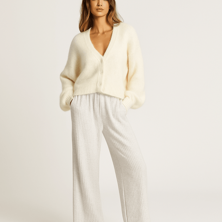 Damen Langer Blazer – Offene Vorderseite, Kerbkragen & Massgeschneidert