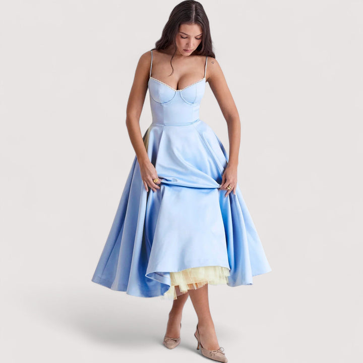 Margot™ | Sommerkleid mit Korsettdetail