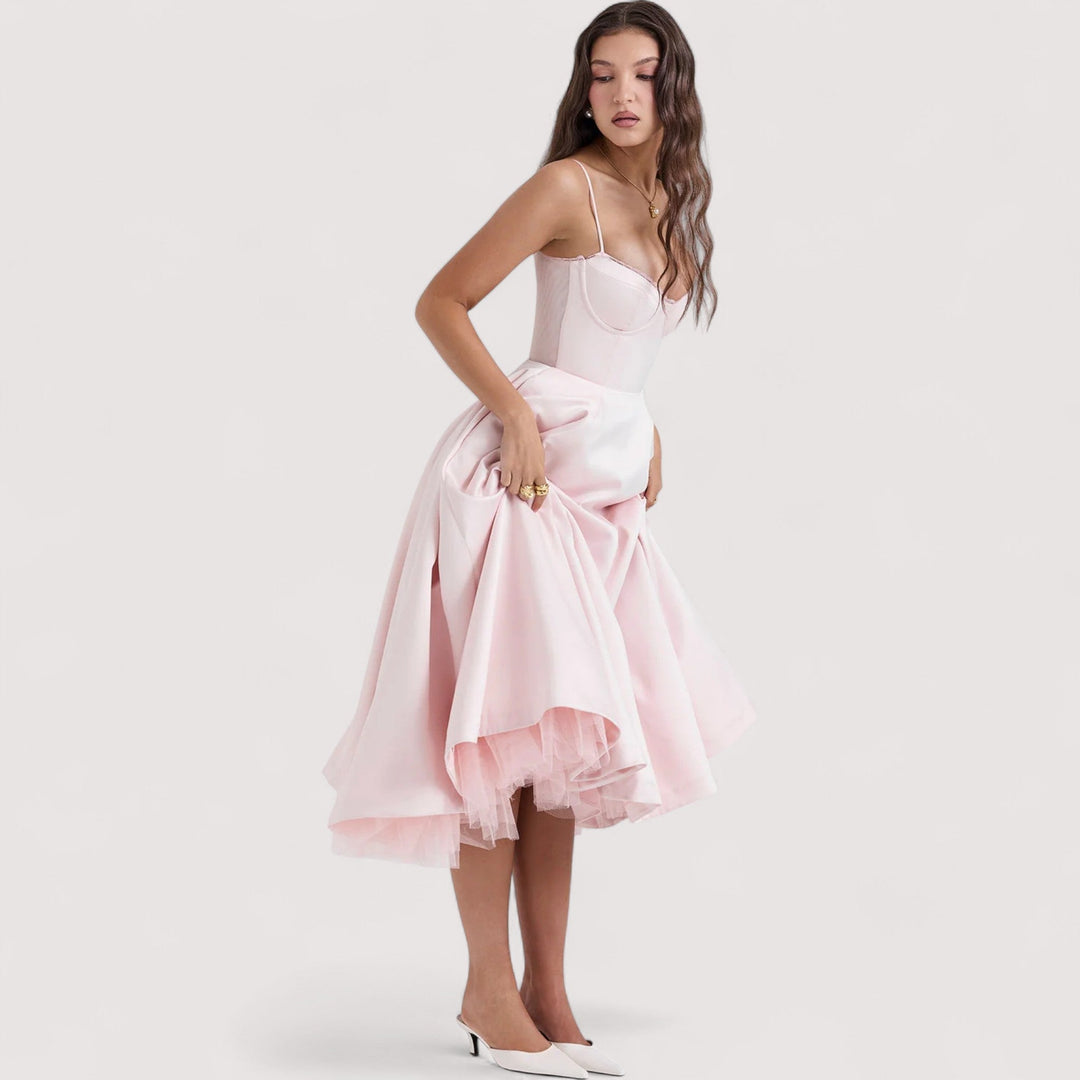 Margot™ | Sommerkleid mit Korsettdetail