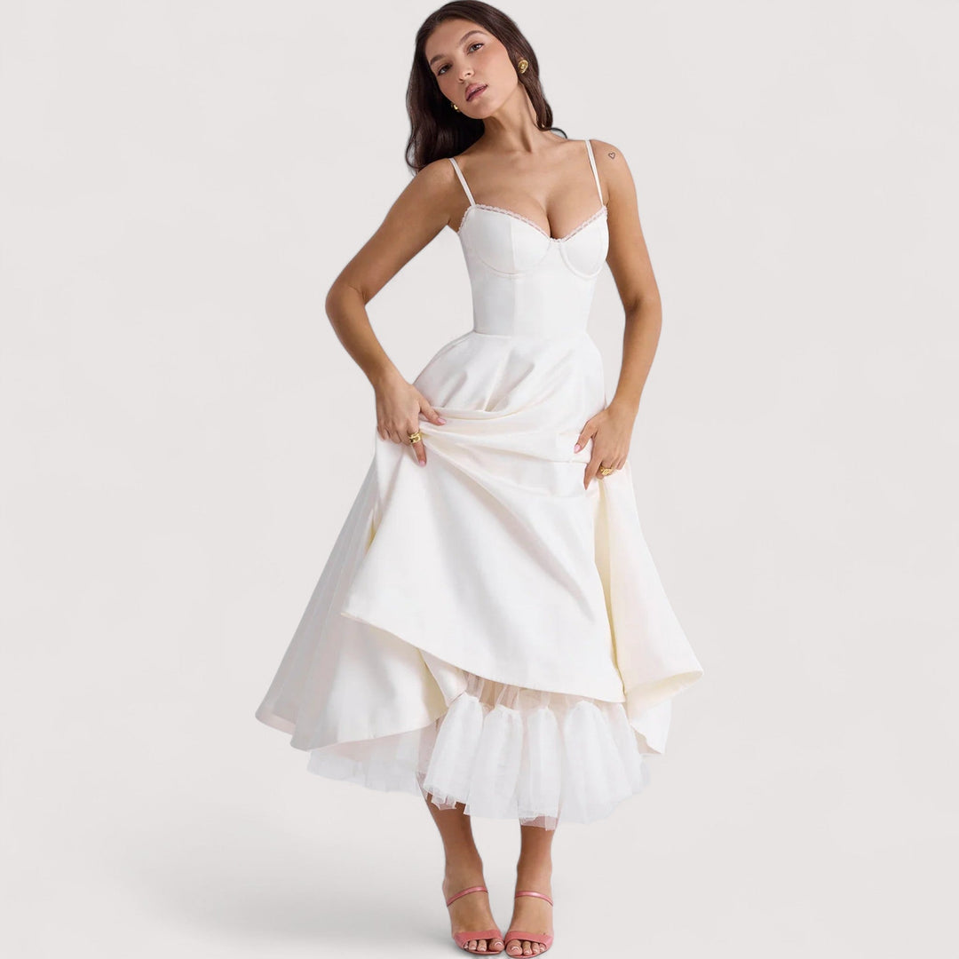 Margot™ | Sommerkleid mit Korsettdetail