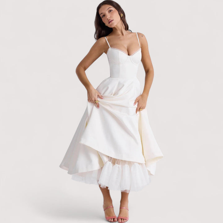 Margot™ | Sommerkleid mit Korsettdetail