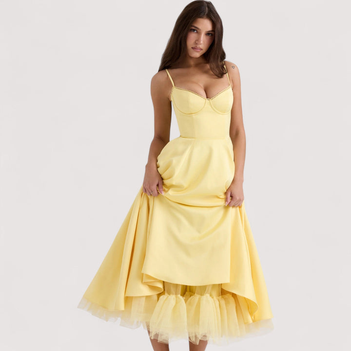 Margot™ | Sommerkleid mit Korsettdetail