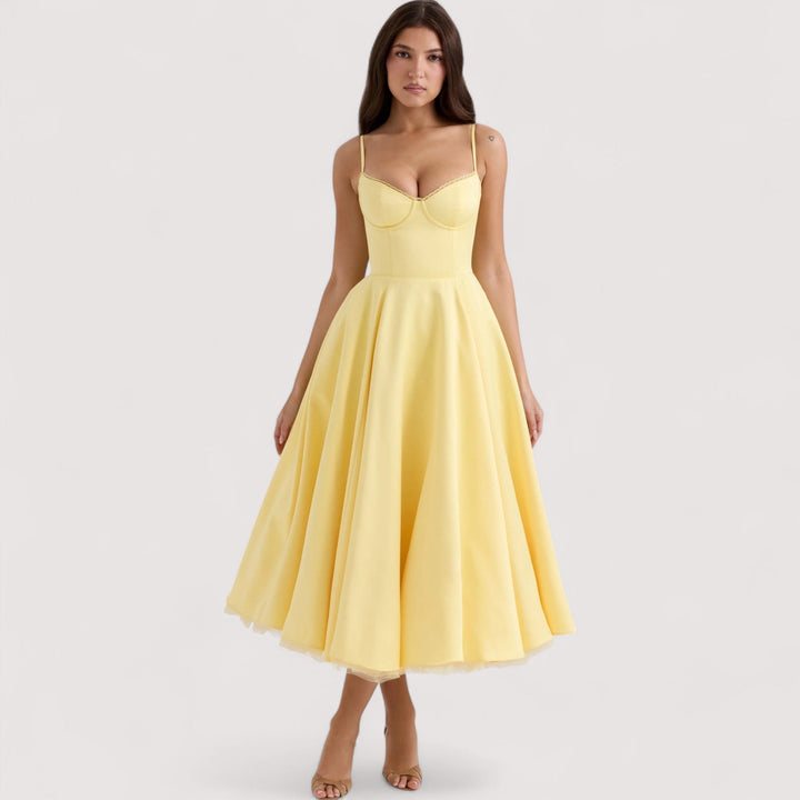 Margot™ | Sommerkleid mit Korsettdetail