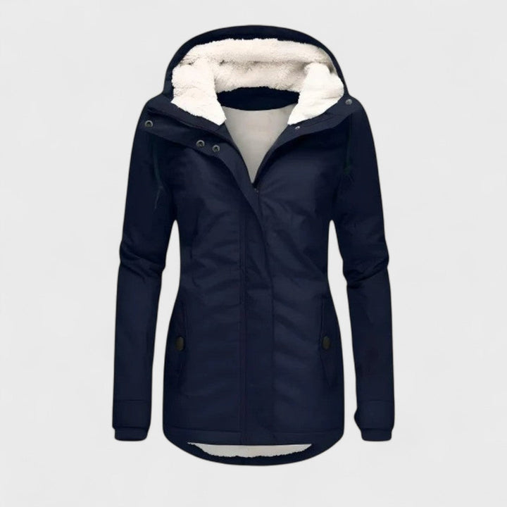 Alizette – Warme & Wasserdichte Damenjacke mit Kapuze