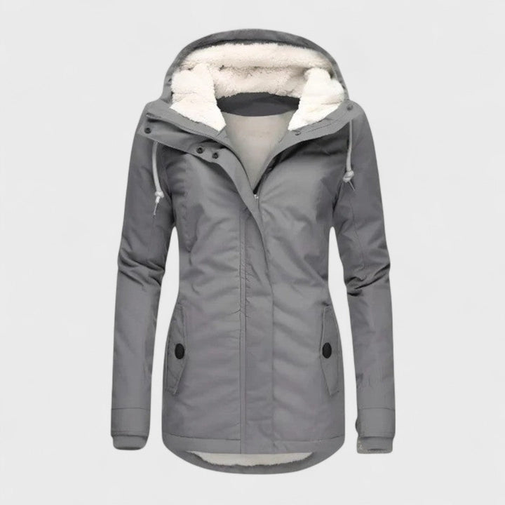 Alizette – Warme & Wasserdichte Damenjacke mit Kapuze