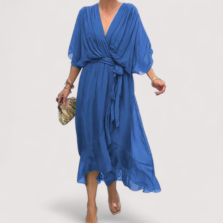 Ylva™ | Kleid aus Seidenmusselin