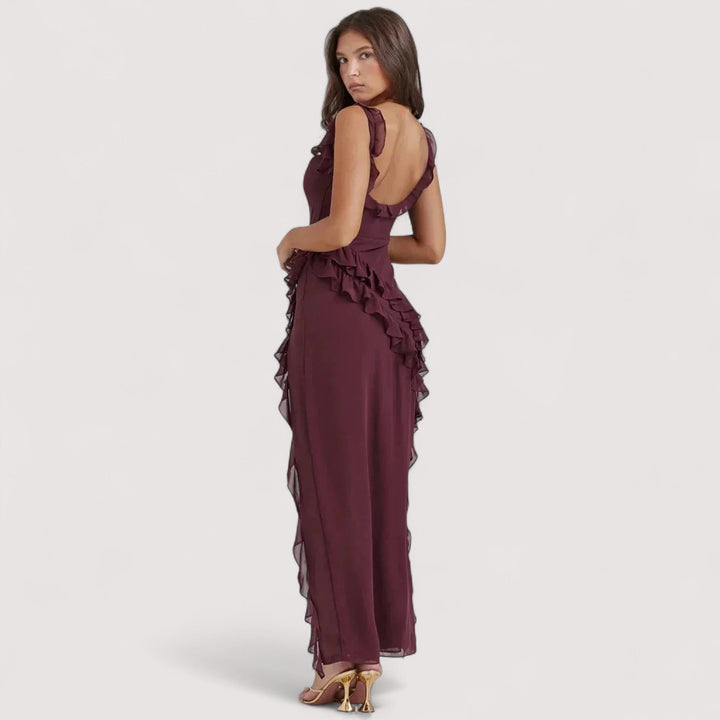 Chloe™ | Maxikleid mit Schlitz