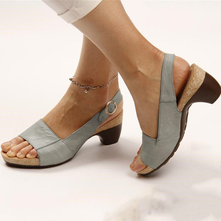 Rosalinda | Damen Sandalen mit Absatz – PU-Leder, Komfortabel & Vielseitig
