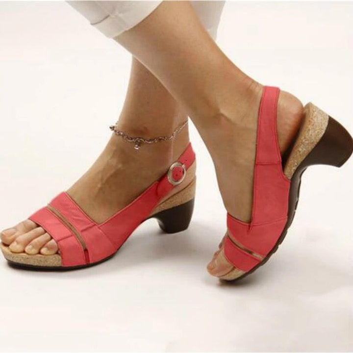Rosalinda | Damen Sandalen mit Absatz – PU-Leder, Komfortabel & Vielseitig