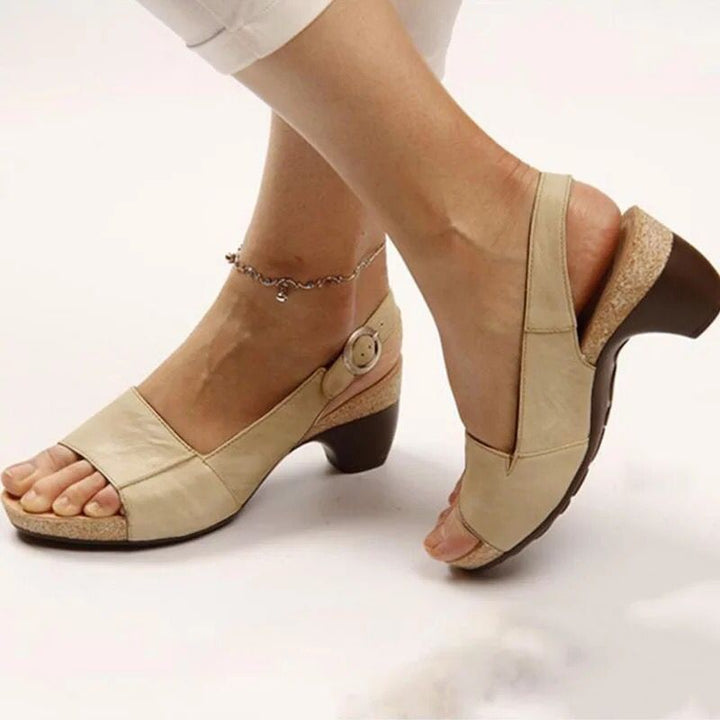Rosalinda | Damen Sandalen mit Absatz – PU-Leder, Komfortabel & Vielseitig