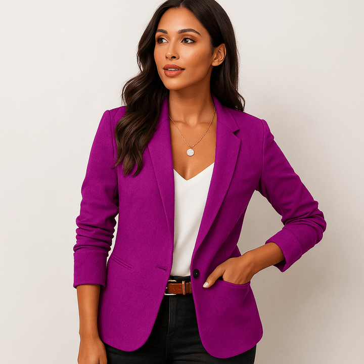 Damen Langer Strick-Cardigan – Herzdetail, Bequem & Feminin