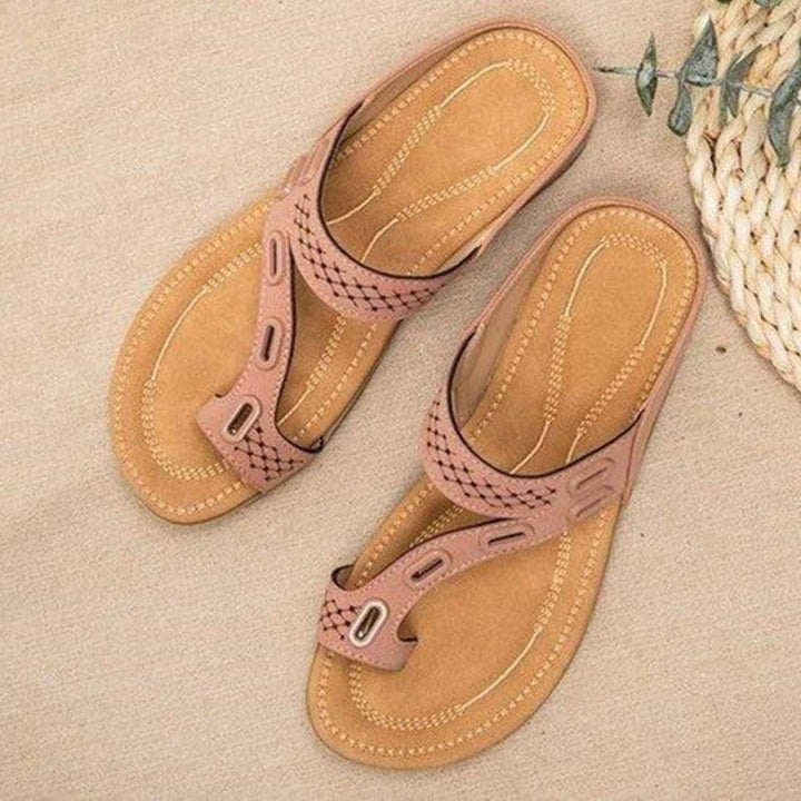 Leah | Damen Orthopädische Sandalen – Dreifache Gewölbestütze, Memory-Sohle & Stilvoll